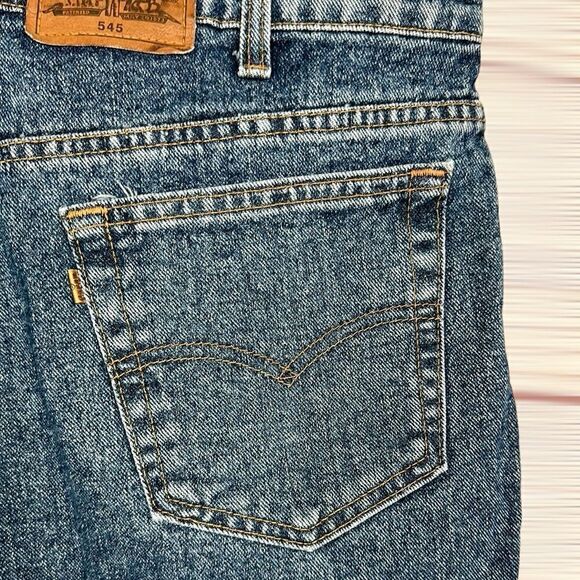 Vintage 1992 Levi’s 545 Blue Shorts Men’s 40 Loose Denim Jean Shorts USA made - Picture 5 of 12